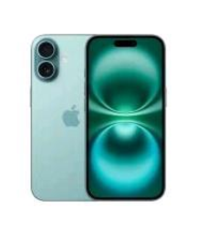 Apple iPhone 16 - 5G smartphone - dual SIM /Memoria Interna 512 GB - display OLED - 6.1" - 2556 x 1179 pixel - 2x fotocamere posteriori 48 MP, 12 MP - front camera 12 MP - teal